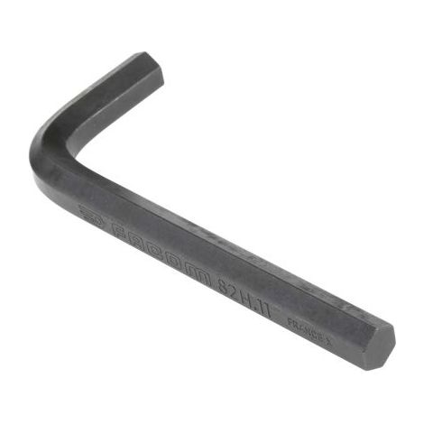 Facom – Clé mâle courte 6 pans métrique 11mm – Longueur 118mm – Acier au silicium – Traitement thermique pour durabilité