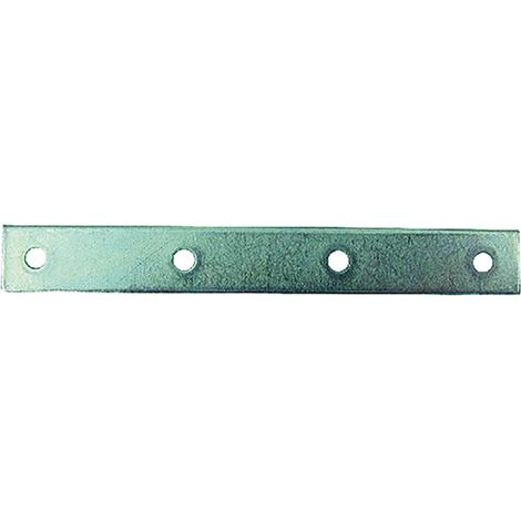 Lastrina dritta metallica acciaio zincato forata 180 mm 100 pezzi art. 16 SIPA