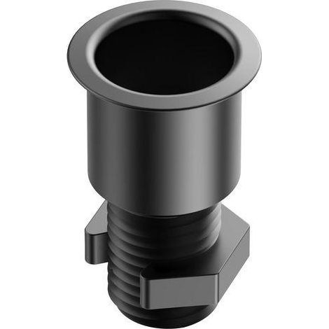 Vivolink VLDG24-B Bürodurchlass schwarz 22 mm