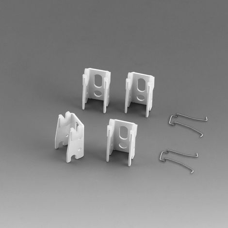 ZE Zubehör Set CVD, 3xCVD0 weiß RAL 9016 (1/2)