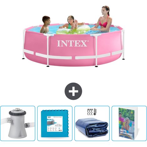 Intex Piscina con estructura Redonda - 244x76 cm - 7-piezas  SCB124 (1/5)