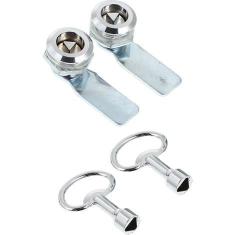 Verrous triangulaires ULTECHNOVO, alliage de zinc durable, lot 2 (1/5)