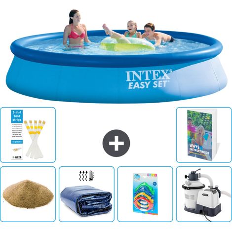 Easy Set Pool Rund - 396x84 cm - 7-teilig  S36 (1/5)