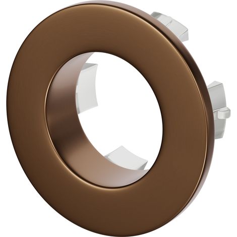 Colore Round Brushed Bronze Basin Overflow Insert (1/5)