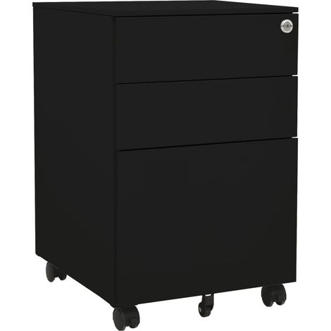 Armario archivador acero negro 39x45x60 cm vidaXL