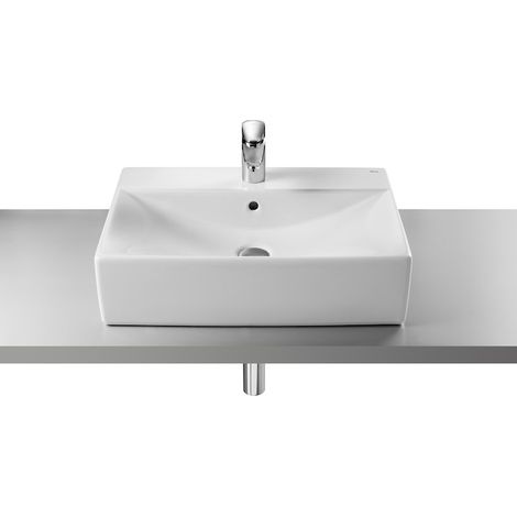 DIVERTA - ROCA lavabo en porcelaine avec plan de travail - ROCA