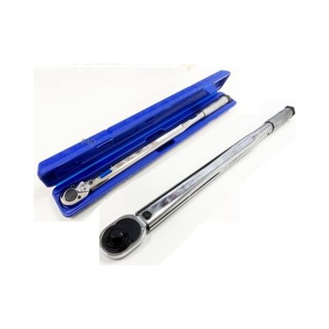1/2"" TORQUE WRENCH HIGH RANGE 25-250FT/LB RATCHET IN CASE SS238