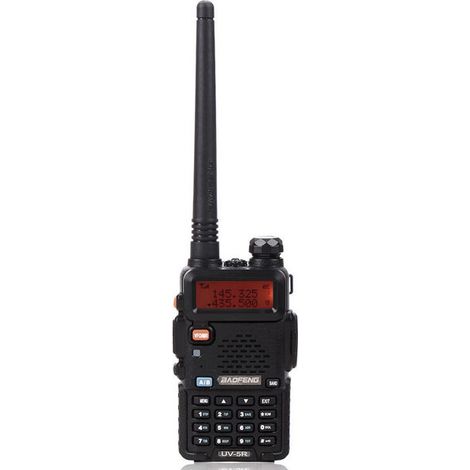 UV-5R Schwarzes Zwei-Wege-Walkie-Talkie (1/4)