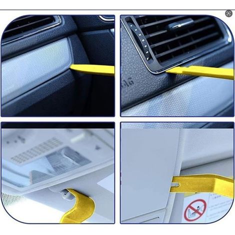 5PCS Automotive Trim Removal Tools Pstic Levers for Door Panels,Dashboards,Clips and Interior Trim DIY Tools COUTEAUX DE BRICOLAGE (1/4)