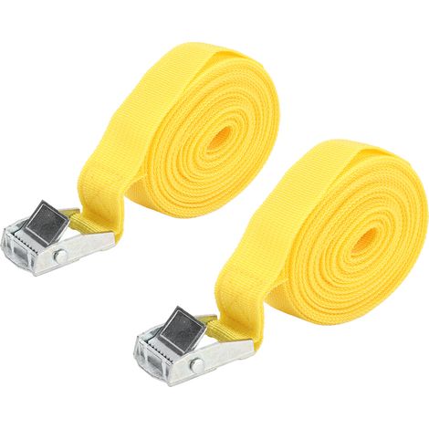 Sangle de fixation 25mm avec boucle en alliage de zinc pour transport de bagages et cargaisons diverses - 3m / 9.8ft (1/5)