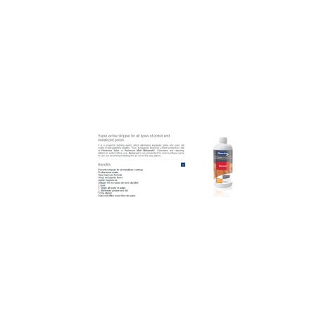 Blanchon Polish Remover Nettoyant suractivé 1 L – Décapant dégraissant pour parquets vitrifiés et sols