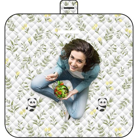 Picknickdecke wasserdicht waschbar 150 x 200 cm Tiermotiv