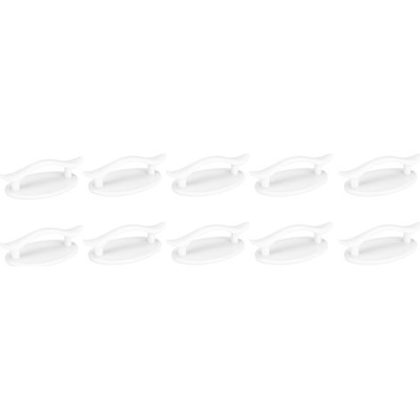 10 selbstklebende Türgriffe, einfache Schubladengriffe für Zuhause, Büro, Kleiderschrank, Fenster, kleine Schränke (1/5)