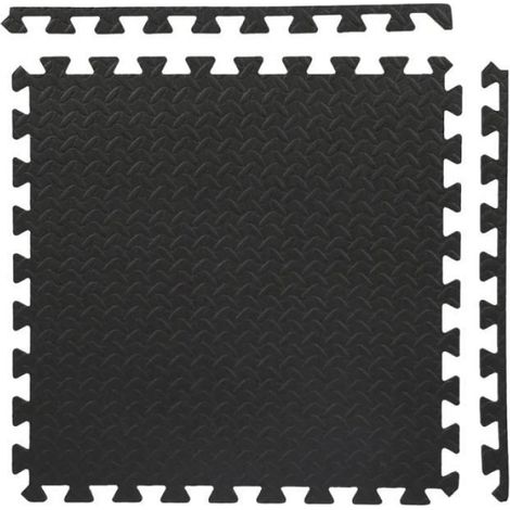 Tapis Puzzle - EVA Antidérapant - 1800 mm x 1200 mm - 12 mm Épaisseur - Pour Salle De Sport À Domicile - 6 Pièces (1/3)