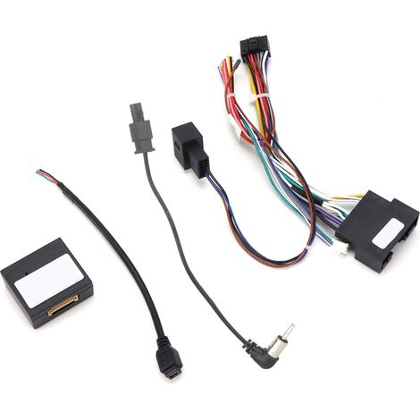 Jeu de câbles adaptateurs 16 broches avec boîtier Canbus pour autoradio Ford Focus Kuga Edge, connecteur audio, remplacement direct, faisceau électrique robuste. (1/5)