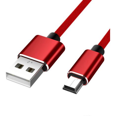 Câble USB Mini A vers B 2.0 pour GPS, Appareil Photo, Charge et Synchronisation de Données