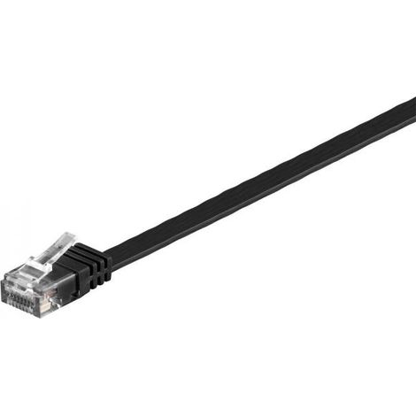 Microconnect - 0,25 m cat6 rj-45 - cavo di rete (rj-45, rj-45, maschio/maschio, cat6, u/utp (utp), nero)