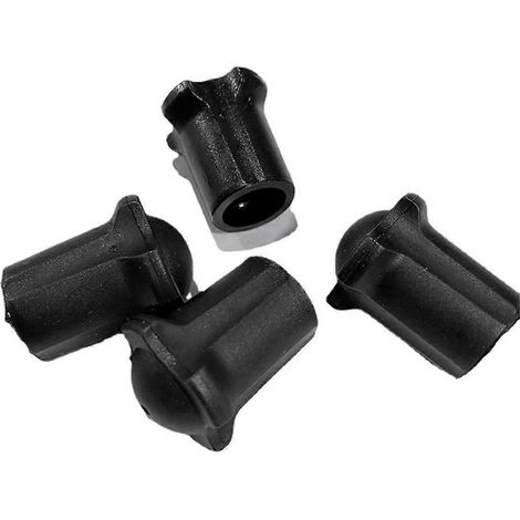 Lot de 4 embouts antidérapants pour pieds de chaises pliantes d'extérieur, protégeant les sols et idéal pour le jardin, le bureau, la terrasse et le camping. (1/4)