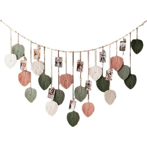 Décoration murale en macramé 29,5 x 47,3 pouces (1/5)