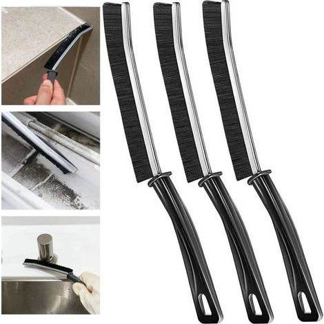 3PC Gap Cleaning Brush Multi-Purpose Door Window Track Deep Cleaning Brush Supplies,Bathroom Gap Cleaning Brush, Clean The Dead (1/4)