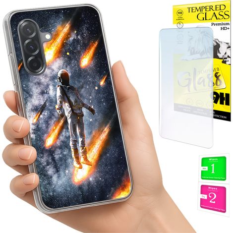 Custodia per Samsung Galaxy A36 / A56, cover fotografica, cover posteriore + vetro 9H (1/5)