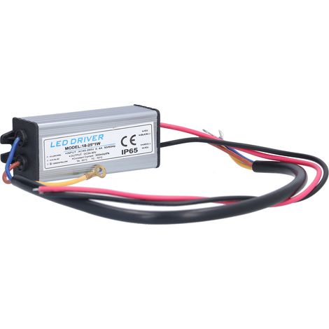 Alimentation LED 18-251W, transformateur constant 300mA, AC85-265V/DC54-90V, étanche large tension, connecteur DIY 3 fils. (1/5)