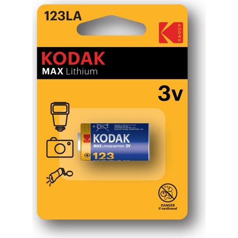 Blister kodak-Batterien kodak lithium remote control ultra 123 (1/2)