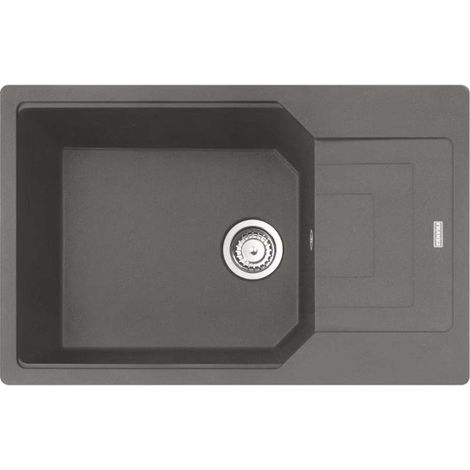 Franke Urban - Fregadero de fragranite MRG 611-78 BB, 78x50 cm, piedra gris 114.0700.108 (1/2)