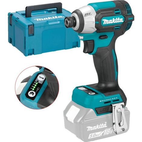 Makita DTD201Z 18v LXT Brushless Cordless Compact Impact Driver 4 Stage + Makpac (1/5)