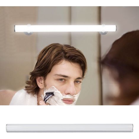 LED Mirror Light Portable Vanity Light Simulated Daylight Stepless Dimming Touch Control Rechargeable Cordless Makeup Light for Home Salon (1/5)
