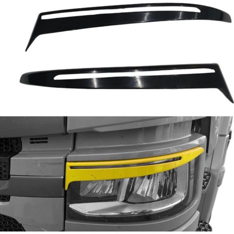 Hochwertige LED-Scheinwerfer-Brauen für Scania R/S 2017+ – Tuning, aus flexiblem Kunststoff