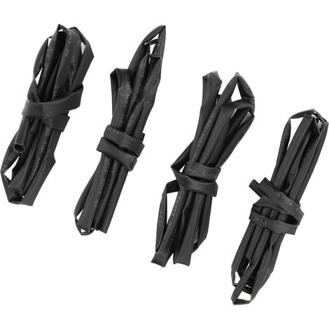 Ensemble de 4 gaines thermorétractables en polyoléfine (3 mm, 4 mm, 5 mm et 6 mm), longueur 1 mètre. (1/5)
