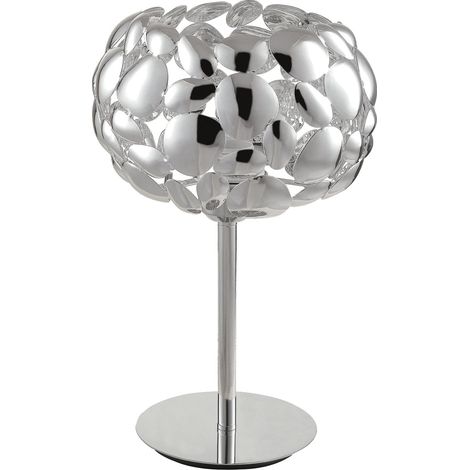 "Lampada da tavolo DIONISO in metallo cromato"