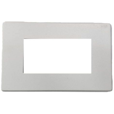 PLACCHETTA PER SEGNAPASSO 503 ANTRACITE, CORTEN, BIANCO, NICHEL COMPATIBILE 220V Bianco