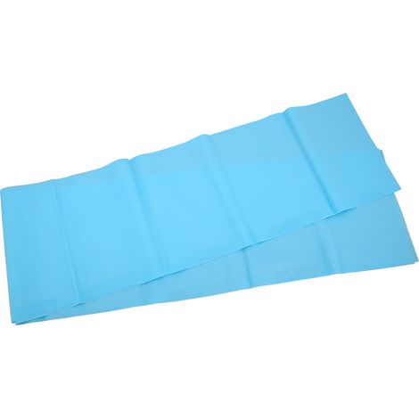 Bande élastique de résistance multifonctionnelle pour exercices de fitness, antidérapante et antidérapante, bleue, 1,5 m (1/5)