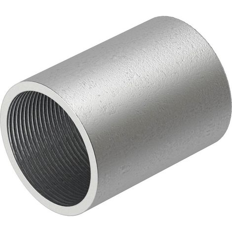 OBO Bettermann Manchon fileté Stapa avec filetage M63x1,5 acier zingué / nickelé, 2046560