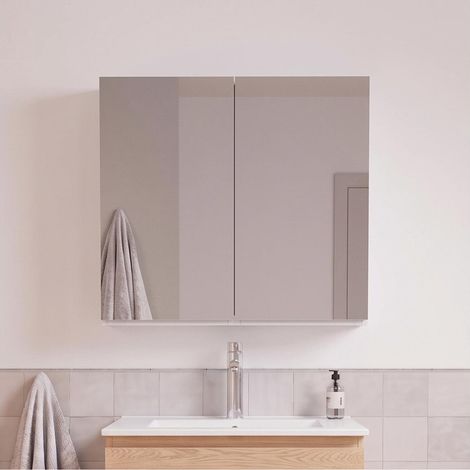 WILL 60 cm Badezimmerschrank mit Doppeltür und Spiegel (1/5)