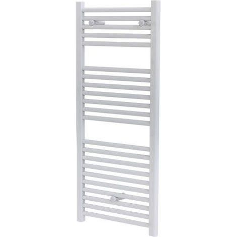 Termoarredo scaldasalviette Lazzarini h.111 cm  450 mm  Bianco  Dritto (1/2)