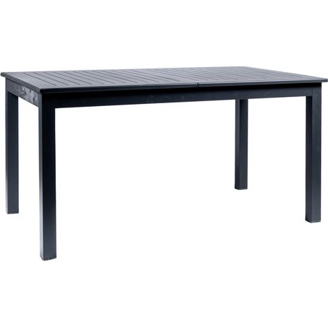 tavolo da esterno allungabile eurogarden in alluminio grigio 210/152x89x75 cm