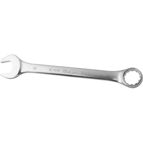Clé mixte 32mm 12 pans CrV DIN ISO 3113 - OS 4204 - CLAS Equipements