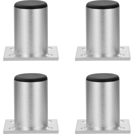Lntyq Verstellbare Möbelbeine, Schrankfüße, Aluminiumlegierung, für Sofa-Regale, Belastung 1 Stück bis 50 kg, 100 mm, 4 Stück (1/5)