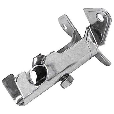 Soporte Barra 12 mm.Ø Cromo Frontal