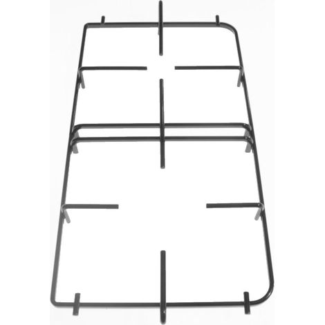 GRIGLIA SINISTRA NERA CUCINA GAS ADATTA BOMPANI BOREAL MM 433 x 238 P 0453 (1/2)