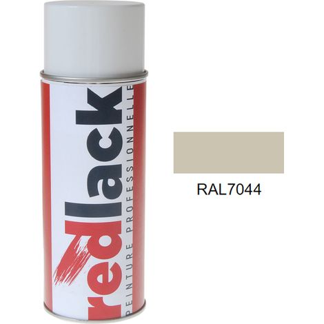 Bomboletta di Vernice spray 400ml – RAL 7044 – Grigio seta – opaca – multisupporto – Redlack