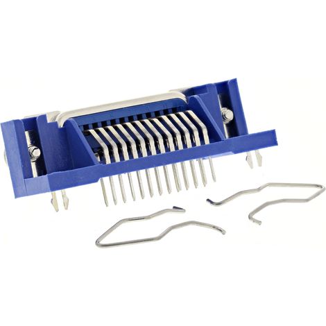 Connecteur femelle pour CI, 24 contacts, 2.16mm, Traversant, Angle droit ( Prix pour 1 ) (1/2)