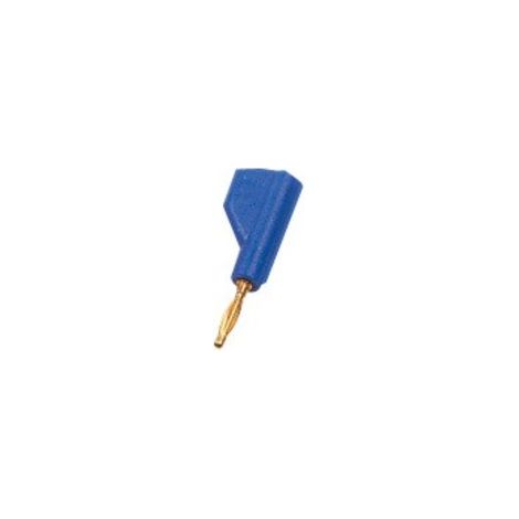 Banane 2mm mit Rückbuchse 6A/60Vdc Farbe BLAU