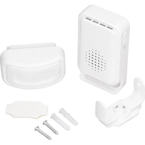 Kabellose Türklingel mit Bewegungsmelder, Infrarotdetektor, Sicherheitsalarm, Micro-USB 5V - Crezuo