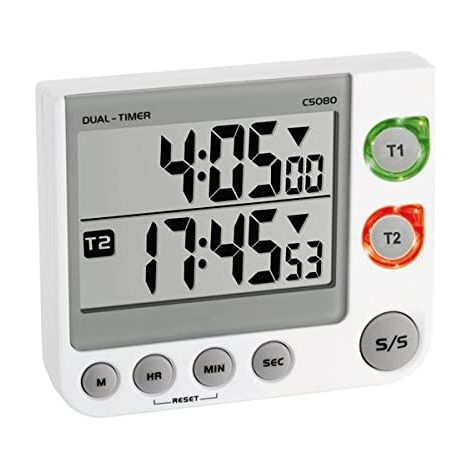TFA-Dostmann 38.2025 Minuteur Cuisine Blanc LED (1/2)