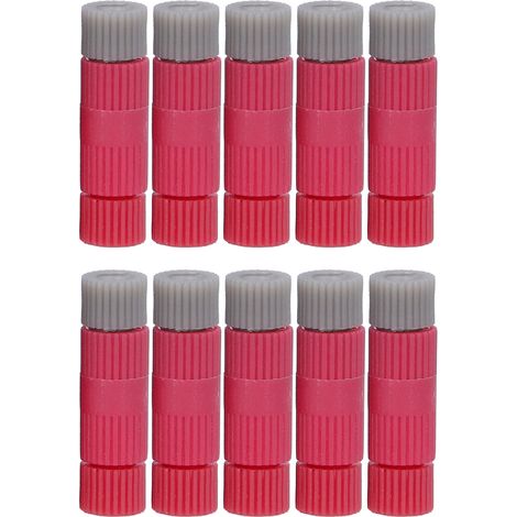 10 connecteurs de fil EX‑130r rouge/gris, bornes de jonction rapide en ligne, lot de 10 (1/5)