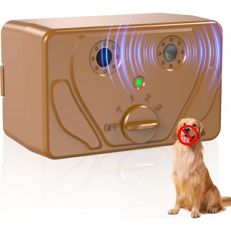 Dispositif anti-aboiements Ultra Dog Bark Deterrent Silent-Difficult Dog Bark Abing Silencieux Dog Bark Abing Device jusqu'à 15 mètres (50 pieds) (1/4)